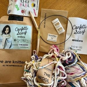 We Are Knitters Kit — Confetti Scarf